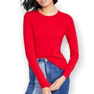 CHARTER CLUB 100%  Cashmere Pullover Sweater Women's Size Large Red 2-Ply